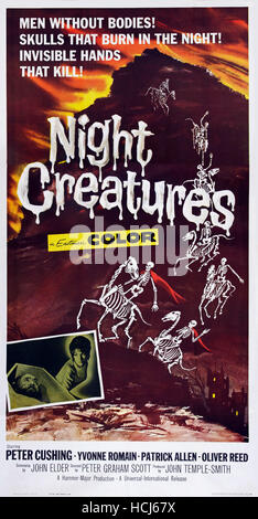 Night Creatures, Us Poster, (aka Captain Clegg), Top Far Right: Yvonne 