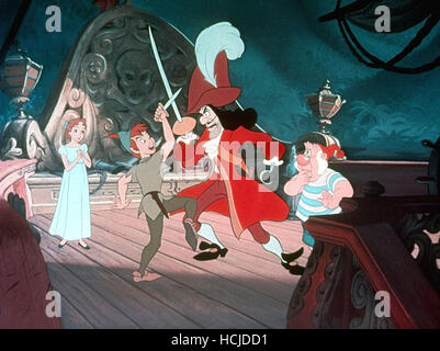 PETER PAN, from left: Wendy Darling, Peter Pan, 1953, ©Walt Disney ...