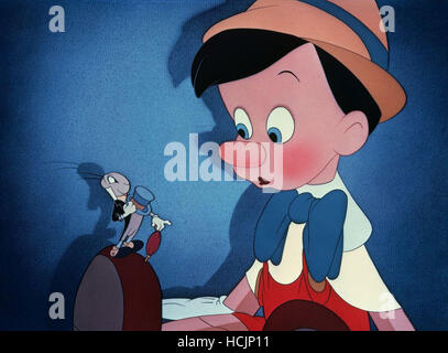 PINOCCHIO, Jiminy Cricket, 1940, © Walt Disney Co. / Courtesy: Everett ...