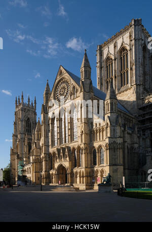 The South Transept of York Minster showing the Rose Window York North ...