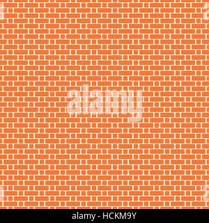 Vector seamless brick wall . Flat style . Stock Vector