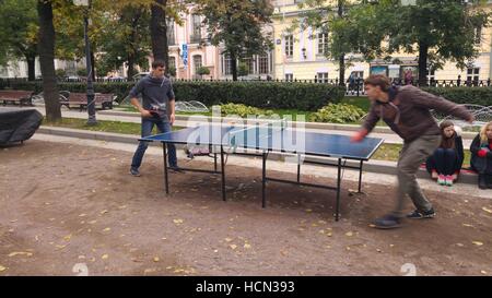 moscow civilians daily life and recreation Stock Photo