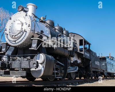 Union Pacific Locomotive #4455, Colorado Railroad Museum, Golden, Colorado. Stock Photo