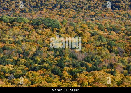 Lake of the Clouds in Ontonagon County in the upper peninsula of Michigan within the Porcupine Mountains. Stock Photo