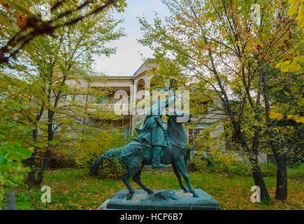 Tatoi Palace ruins in Greece, the summer palace and 10,000 acre estate of the former Greek Royal Family Stock Photo