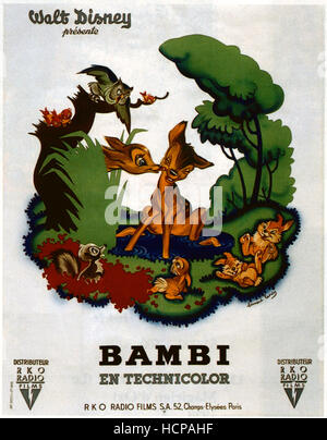 BAMBI, Bambi, Flower, 1942. © Walt Disney / Courtesy: Everett ...