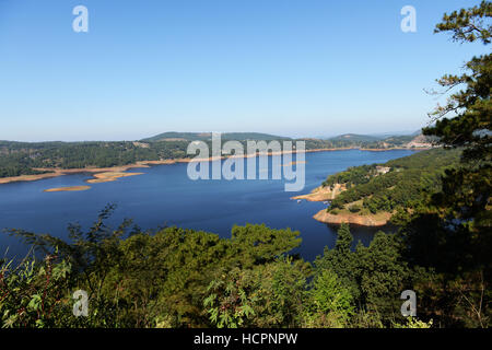 The beautiful Umiam lake near Shillong in Meghalaya. Stock Photo