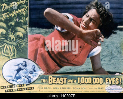 THE BEAST WITH A MILLION EYES, Lorna Thayer, 1955 Stock Photo - Alamy