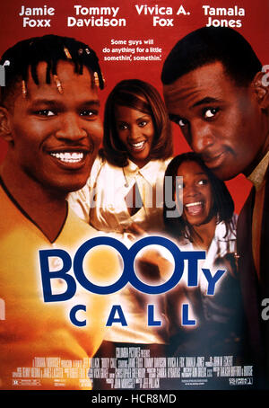 BOOTY CALL, Jamie Foxx, Tommy Davidson, poster art, 1997 Stock Photo