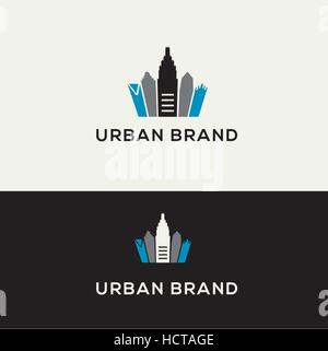 Real estates vector logo. Private properties logo. Stock Vector