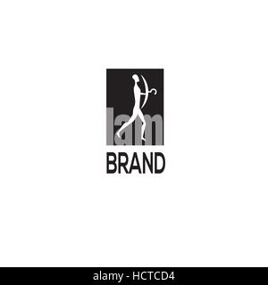 Aboriginal vector logo Stock Vector