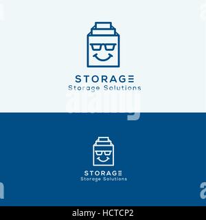 Storage vector logo Stock Vector