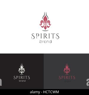 Spirits vector logo Stock Vector