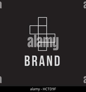 Packaging vector logo design template Stock Vector