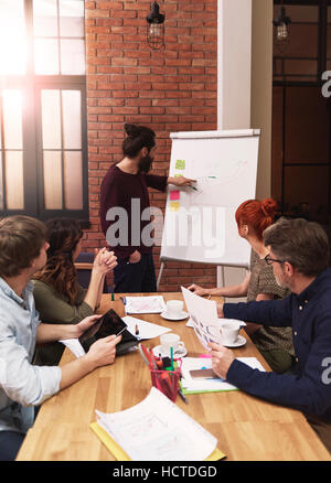 Hard working of business team Stock Photo