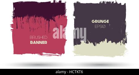 Abstract modern grunge banners Stock Vector