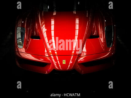 A Ferrari Enzo at Gosford Motor Museum in the NSW Central Coast, Australia Stock Photo
