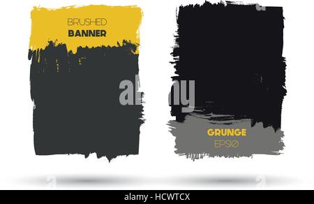 Abstract modern grunge banners Stock Vector