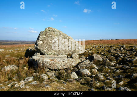 Arthur's Stone on Cefn Bryn, Gower, South Wales, UK Stock Photo