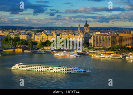 Danube River Cruise Stock Photo