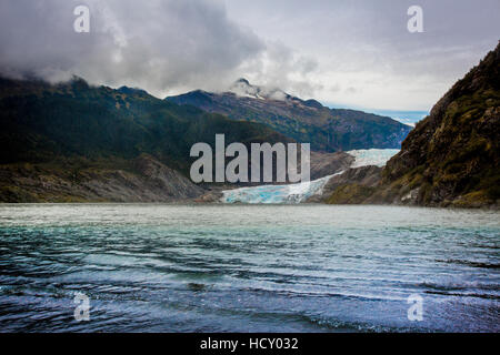 Mendenhall Glacier in Juneau, Alaska, USA Stock Photo