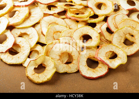 dried apple rings Stock Photo