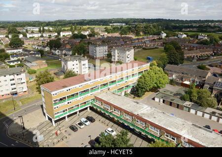 Social housing on the outskirts of Southampton UK Stock Photo