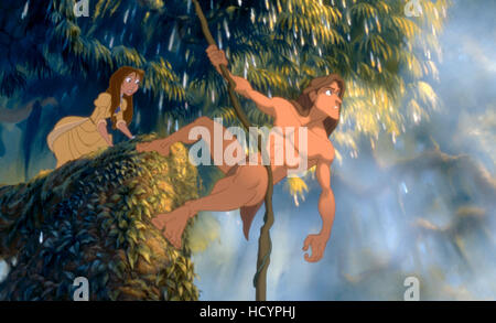 TARZAN, Jane Porter (voice: Minnie Driver), Professor Porter (voice ...