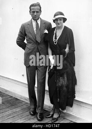 From left, Melvyn Douglas, and his wife, Helen Gahagan Douglas, with ...