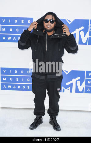 Kent Jones attending the MTV Video Music Awards 2016 at the Madison Square Garden in New York City.  Featuring: Kent Jones Where: New York, New York, United States When: 28 Aug 2016 Stock Photo