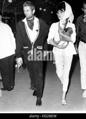 From left, John Barrymore, Jr., (aka John Drew Barrymore), and his