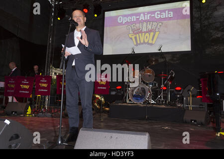 Celebrities attending the 25 Years Schmidts Tivoli at Reeperbahn  Featuring: Olaf Scholz Where: Hamburg, Germany When: 03 Sep 2016 Stock Photo