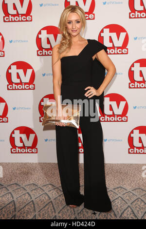 The TV Choice Awards 2016 held at the Dorchester - Arrivals  Featuring: Catherine Tyldesley Where: London, United Kingdom When: 05 Sep 2016 Stock Photo