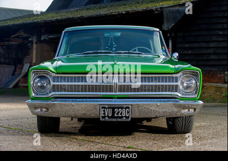 Modified 1965 Plymouth Belvedere classic American saloon car Stock Photo