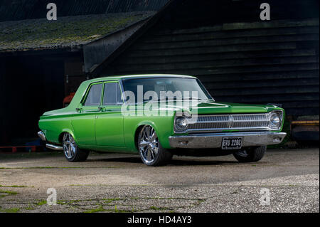 Modified 1965 Plymouth Belvedere classic American saloon car Stock Photo