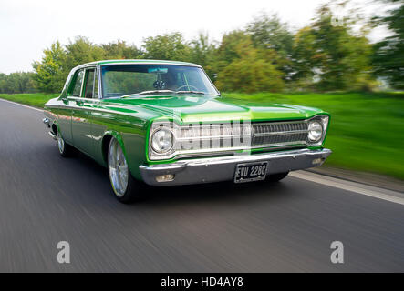 Modified 1965 Plymouth Belvedere classic American saloon car Stock Photo