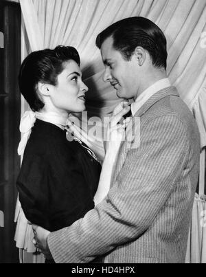 From left, Suzan Ball, Richard Long, ca. 1953-54 Stock Photo - Alamy