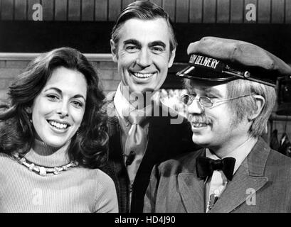 MR. ROGERS NEIGHBORHOOD, Betty Aberlin, Fred Rogers, John Reardon, 1966