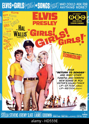 GIRLS! GIRLS! GIRLS!, Stella Stevens, Elvis Presley, Laurel Goodwin