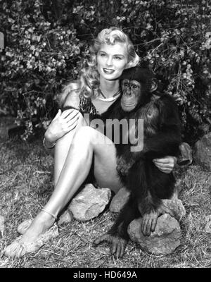 SHEENA: QUEEN OF THE JUNGLE, Irish McCalla, 1955-1956 Stock Photo - Alamy