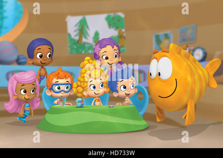 Bubble Guppies, (top Row, From Left): Deema, Goby, Bubble Puppy, Nonny 