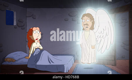 FAMILY GUY l r Lois Griffin Bruce in Jesus Mary and Joseph