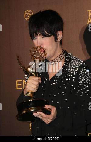 2016 Creative Arts Emmy Awards - Day 1 - Press Room at the Microsoft Theater  Featuring: Diane Warren Where: Los Angeles, California, United States When: 10 Sep 2016 Stock Photo