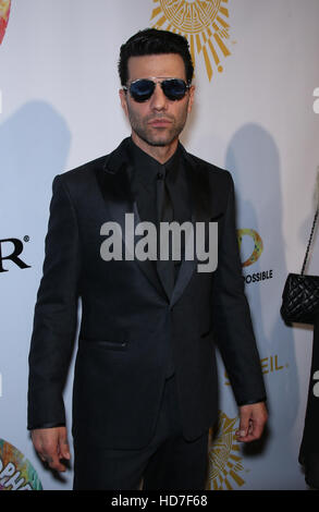 Criss Angel HELP gold carpet at The Luxor  Featuring: Criss Angel Where: Las Vegas, Nevada, United States When: 13 Sep 2016 Stock Photo