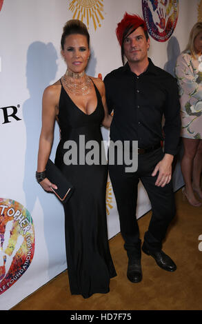 Criss Angel HELP gold carpet at The Luxor  Featuring: Klayton Where: Las Vegas, Nevada, United States When: 13 Sep 2016 Stock Photo