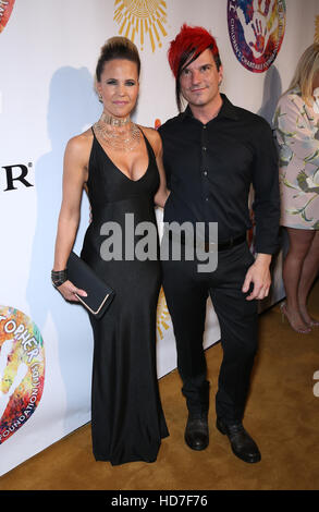 Criss Angel HELP gold carpet at The Luxor  Featuring: Klayton Where: Las Vegas, Nevada, United States When: 13 Sep 2016 Stock Photo