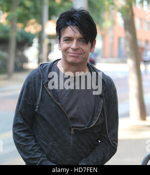 Gary Numan and Gemma O'Neil outside ITV Studios  Featuring: Gary Numan, Gemma O'Neil Where: London, United Kingdom When: 13 Sep 2016 Stock Photo