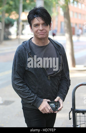 Gary Numan and Gemma O'Neil outside ITV Studios  Featuring: Gary Numan, Gemma O'Neil Where: London, United Kingdom When: 13 Sep 2016 Stock Photo