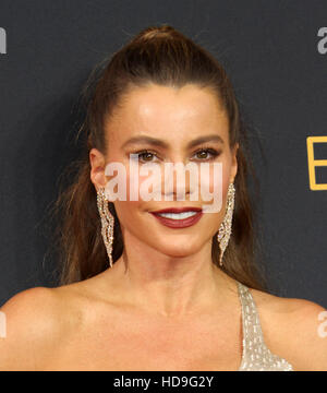 68th Emmy Awards held at the Microsoft Theater - Arrivals  Featuring: Sofia Vergara Where: Los Angeles, California, United States When: 18 Sep 2016 Stock Photo