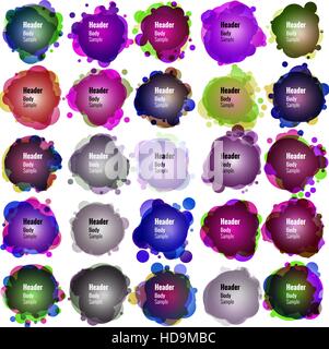 Set of Speech bubbles. EPS 10 Stock Vector